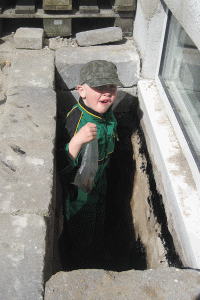 Deep holes for small guys