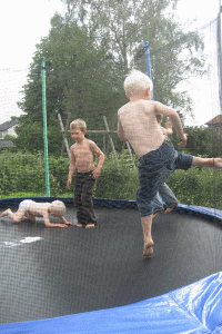Trampoline fun
