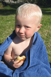 Cinnamon rolls so much better than swimming