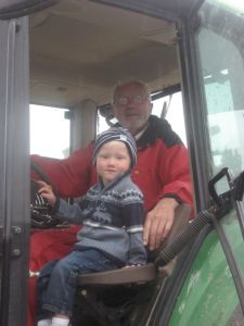 Going with the tractor