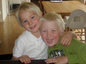 Samuel and friend Pontan