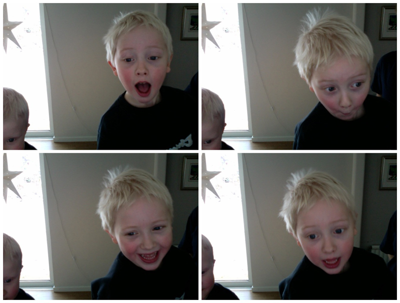 Imitation of dinosaurs