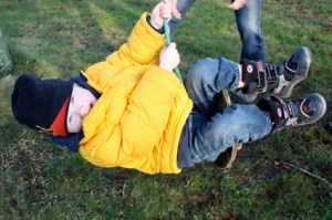 while small ones stay closer to the ground