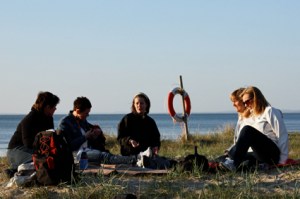 Getting ready for food