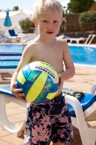 Might be one soccer player in the family