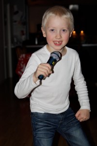 I think he likes to entertain you