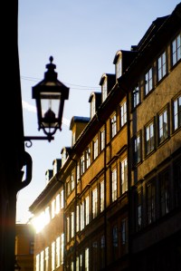 Sun rising over the Old Town