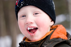 White snow is OK to eat